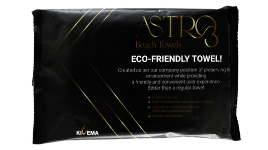 Eco Towel: 31x41" Quick-Dry, Reusable for Hospitals, Clinics, Travel & Geriatric Care - KIVEMA